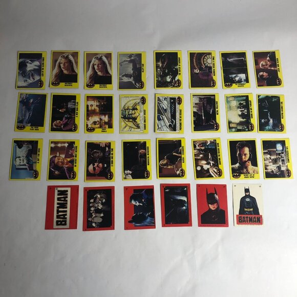 Lot of 62 1989 Topps Batman The Movie Trading & Sticker Cards - Picture 7 of 12